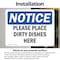 Signmission Please Place Dirty Dishes Here, 7 in W x Rectangle, Vinyl Decal OS-2PACK-NS-D-57-L-17552 - alternate 2